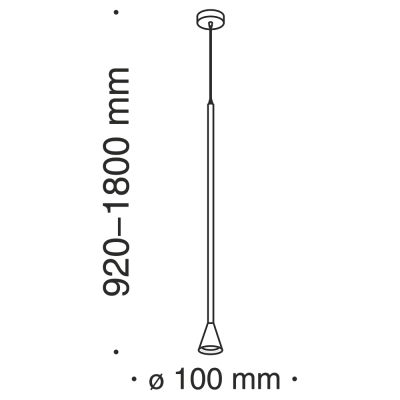 lafabryka.pl Lampa wisząca Arrow P064PL-01B Maytoni