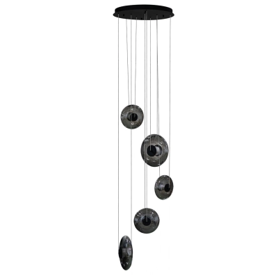ANDORA PENDANT 5 3-STEP DIMM SMOKY AZ6887 AZZARDO