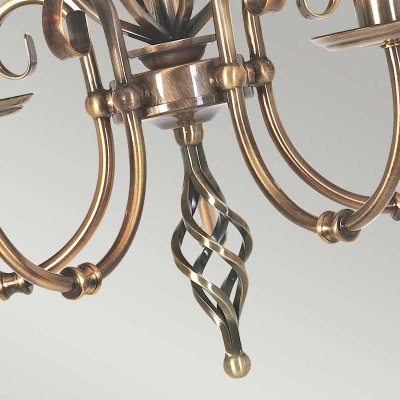Żyrandol Artisan – 5 źródeł światła – Stary mosiądz  ART5-AGD-BRASS Elstead Lighting
