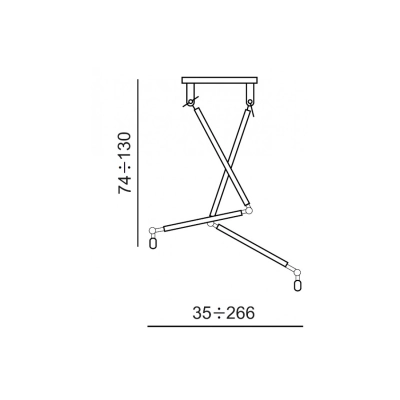 lafabryka.pl Lampa wisząca ZYTA 2 S PENDANT złota MODEL: / AZ4191+AZ2583+AZ2583 śr.30cm AZZARDO