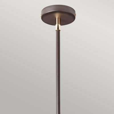 Żyrandol Balance – 5 źródeł światła – Brązowy / Polerowany mosiądz BALANCE5-BRPB Elstead Lighting