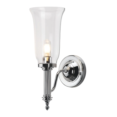 lafabryka.pl Kinkiet Carroll – 1 żródło światła – Polerowany chrom BATH-CARROLL2-PC Elstead Lighting