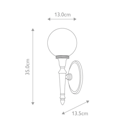 Kinkiet Dryden – 1 źródło światła – Polerowany chrom BATH-DRYDEN4-PC Elstead Lighting