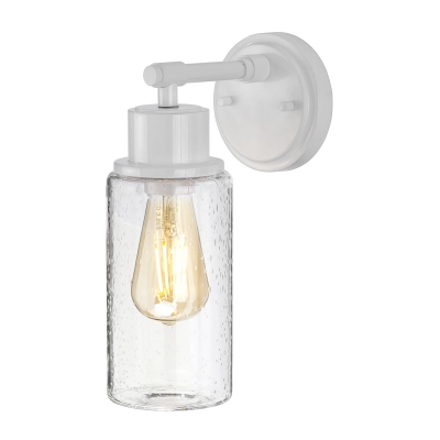 lafabryka.pl Kinkiet Morvah – 1 źródło światła – Biały BATH-MORVAH1-W Elstead Lighting