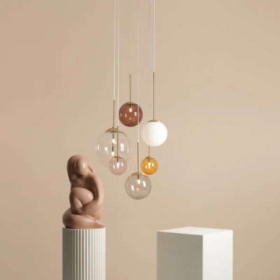 LAMPA WISZĄCA BOSSO 6 RING MULTICOLOUR 1119K40_R Aldex