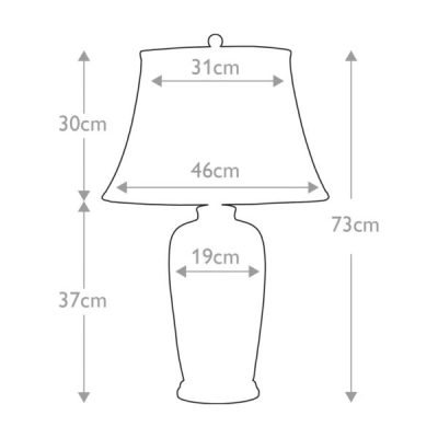 Lampa stołowa Blue Traditional – 1 źródło światła BLUE-TRAD-WP-TL Elstead Lighting
