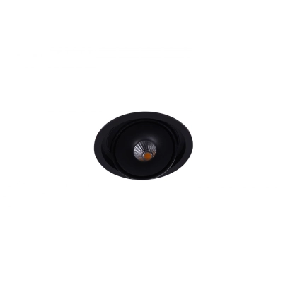 Oprawa stropowa Boston 1 Round czarny AZ3470 AZZARDO