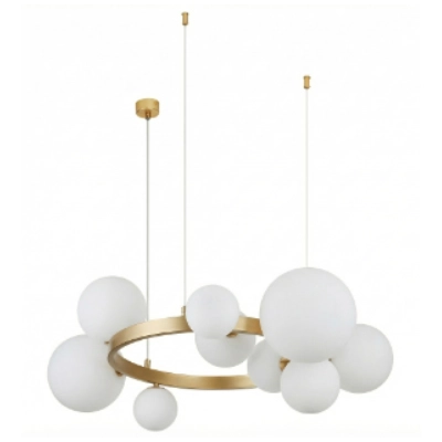 BUBBLES GLASS SHADE SET 10 WHITE AZ6728 AZZARDO