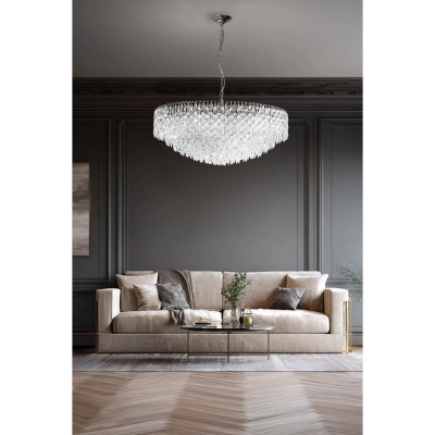BURANO 100 PENDANT CHROME AZ6907 AZZARDO