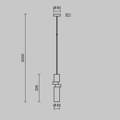 Lampa wisząca Palette MOD303PL-01CFL3 Maytoni