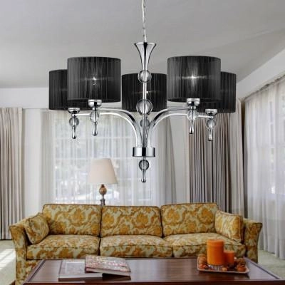 Lampa wisząca Impress 5 AZ0499 Black
