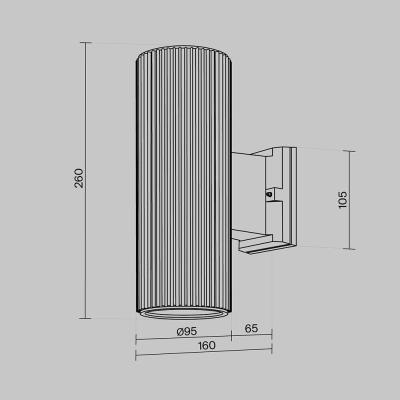 Kinkiet Wall Lamp Rando O419WL-02W Maytoni