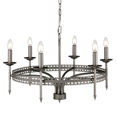 lafabryka.pl Żyrandol Crown – 6 źródeł światła CROWN6 Elstead Lighting