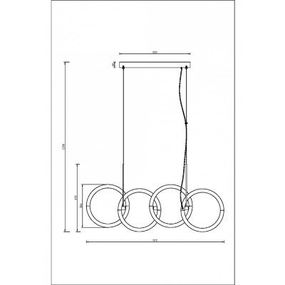 Lampa wisząca Node MOD165PL-L40G3K Maytoni