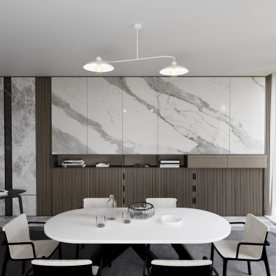 Żyrandol FOSTER 2 WHITE 1354/2 EMIBIG Lighting