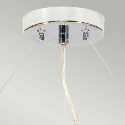 Lampa wisząca 56 cm Pearce – 5 źródeł światła – Polerowany chrom DL-PEARCE22-5LT-IV-PC Elstead Lighting