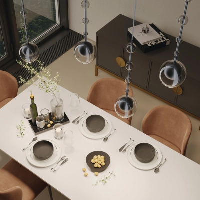 Lampa wisząca Ros MOD227PL-01B Maytoni