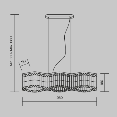 Lampa wisząca Dune DIA005PL-06G Maytoni