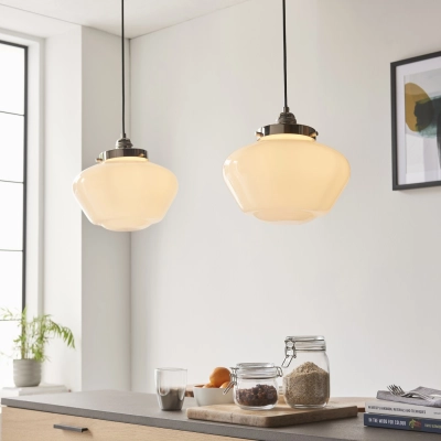 Lampa wisząca CAMBERLEY nickel-opal 96174 ENDON