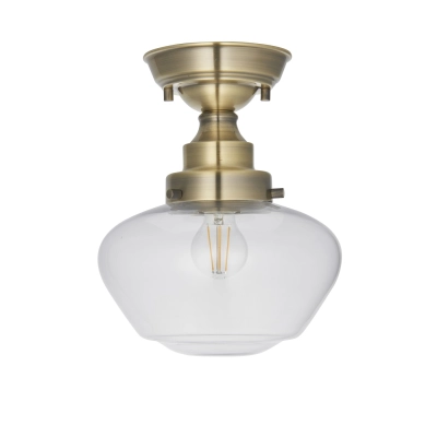 Lampa sufitowa CAMBERLEY brass-transparent 97687 ENDON