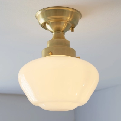 Lampa sufitowa CAMBERLEY brass-opal 97688 ENDON
