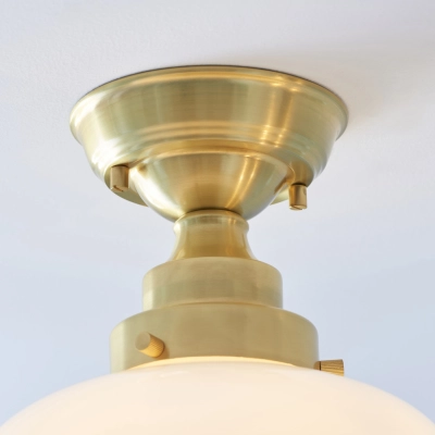 Lampa sufitowa CAMBERLEY brass-opal 97688 ENDON