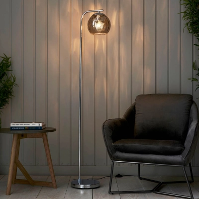 Lampa podłogowa DIMPLE silver 97978 ENDON