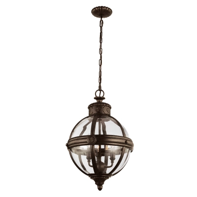 lafabryka.pl Żyrandol Adams – 3 źródła światła – Brąz brytyjski FE-ADAMS-3P-BRZ Elstead Lighting
