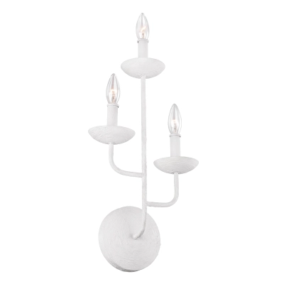 Kinkiet Annie – 3 źródła światła – Teksturowana biel FE-ANNIE3-PSW Elstead Lighting