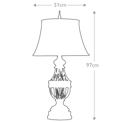 Lampa stołowa Augustine – 1 źródło światła FE-AUGUSTINE-TL Elstead Lighting