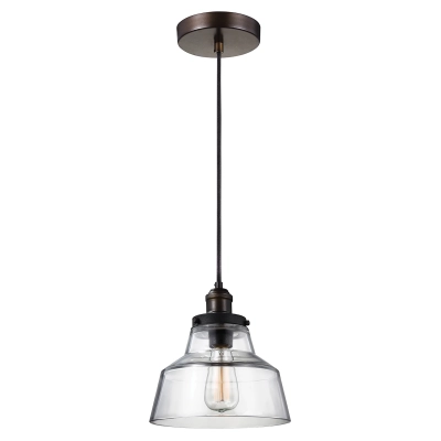 lafabryka.pl Lampa wisząca Baskin – 1 źródło światła – Stary mosiądz/ Stary cynk FE-BASKIN-P-A-BR Elstead Lighting