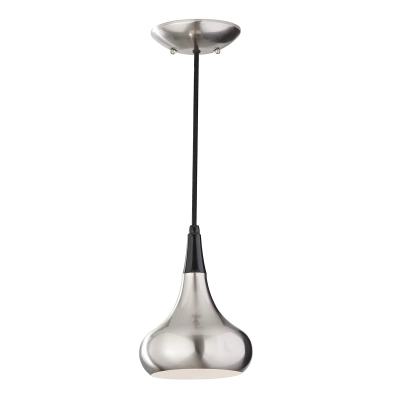 lafabryka.pl Mała lampa wisząca Beso – 1 źródło światła – Szczotkowana stal FE-BESO-P-S-BS Elstead Lighting