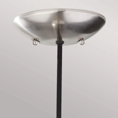 Mała lampa wisząca Beso – 1 źródło światła – Szczotkowana stal   FE-BESO-P-S-BS Elstead Lighting