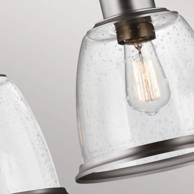 Podłużna lampa wisząca Hobson – 3 źródła światła – Satynowy nikiel FE-HOBSON-3P-SN Elstead Lighting