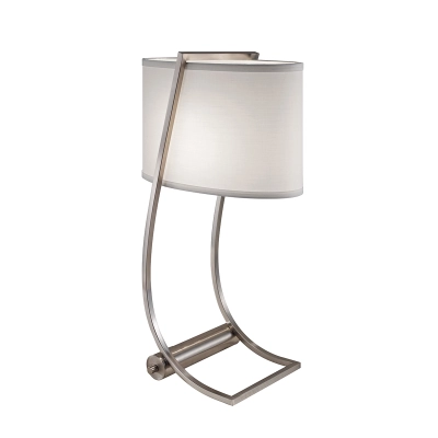 lafabryka.pl Lampa stołowa Lex – 1 źródło światła – Szczotkowana stal FE-LEX-TL-BS Elstead Lighting