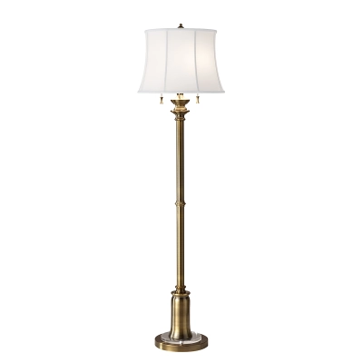 lafabryka.pl Lampa podłogowa Stateroom – 2 źródła światła – Ciepły mosiądz FE-STATEROOM-FL-BB Elstead Lighting