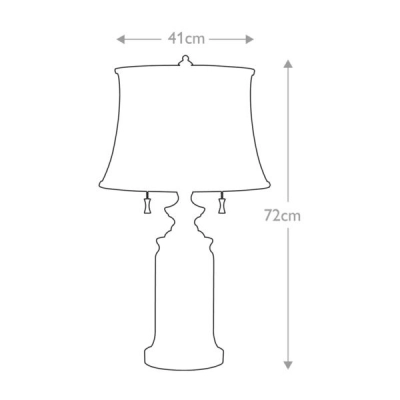 Lampa stołowa Stateroom – 2 źródła światła – Antyczny nikiel FE-STATEROOM-TL-AN  Elstead Lighting
