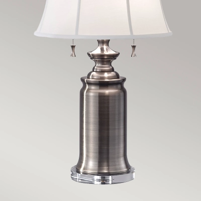 Lampa stołowa Stateroom – 2 źródła światła – Antyczny nikiel FE-STATEROOM-TL-AN  Elstead Lighting