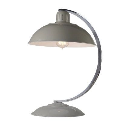 lafabryka.pl Lampa biurkowa Franklin – 1 źródło światła – Szara FRANKLIN-GREY Elstead Lighting