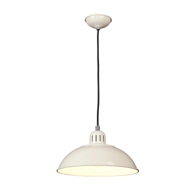 lafabryka.pl Lampa wisząca Franklin – 1 źródło światła – Kremowa FRANKLIN-P-CR Elstead Lighting