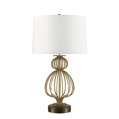 lafabryka.pl Lampa stołowa Lafitte – 1 źródło światła – Przecierane złoto GN-LAFITTE-TL-GD Elstead Lighting