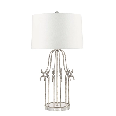 Lampa stołowa Stella – 1 źródło światła – Przecierane srebro GN-STELLA-TL-SV Elstead Lighting