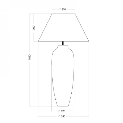 GRANADA lampa stołowa L208162325 4Concepts