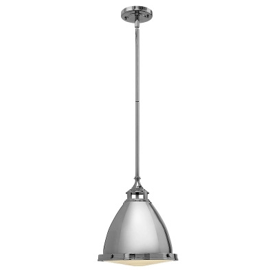 lafabryka.pl Lampa wisząca Amelia – 1 źródło światła – Polerowany nikiel HK-AMELIA-P-M-PN Elstead Lighting
