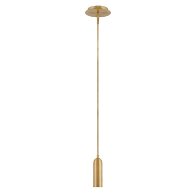 Mała lampa wisząca LED Dax – Stary mosiądz HK-DAX-MP-HB Elstead Lighting