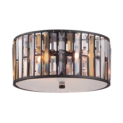 lafabryka.pl Plafon Gemma – 3 źródła światła – Vintage brąz HK-GEMMA-F-VBZ Elstead Lightnig