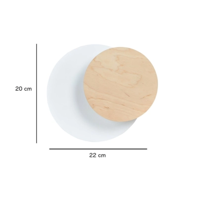 Kinkiet CIRCLE 1A WHITE 970/1 EMIBIG