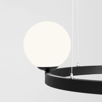 lafabryka.pl LAMPA WISZĄCA GARDA 4 RING BLACK 1099L1_R