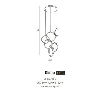 Lampa wisząca OLIMP AZ2450 AZZARDO