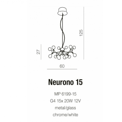 Lampa wisząca Neurono 15 AZ0107